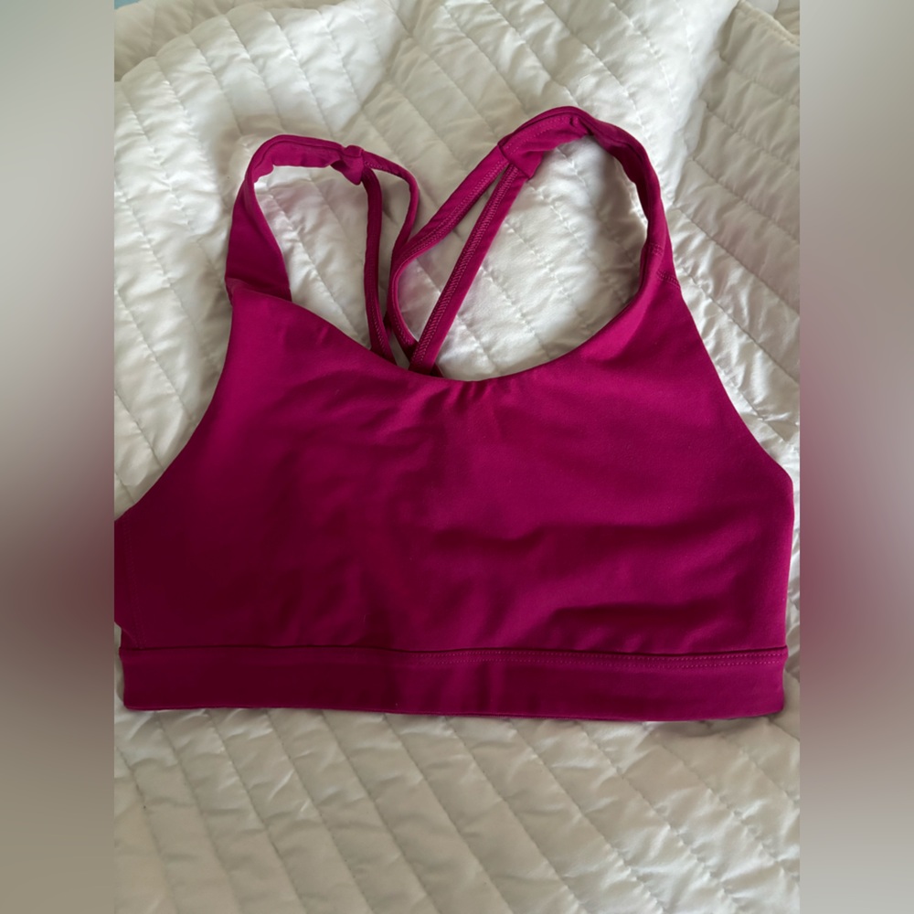 Maroon Sports Bra